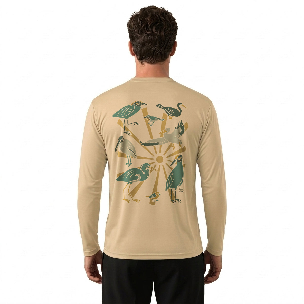 Men's Birds of the Lowcountry Sun Shirt