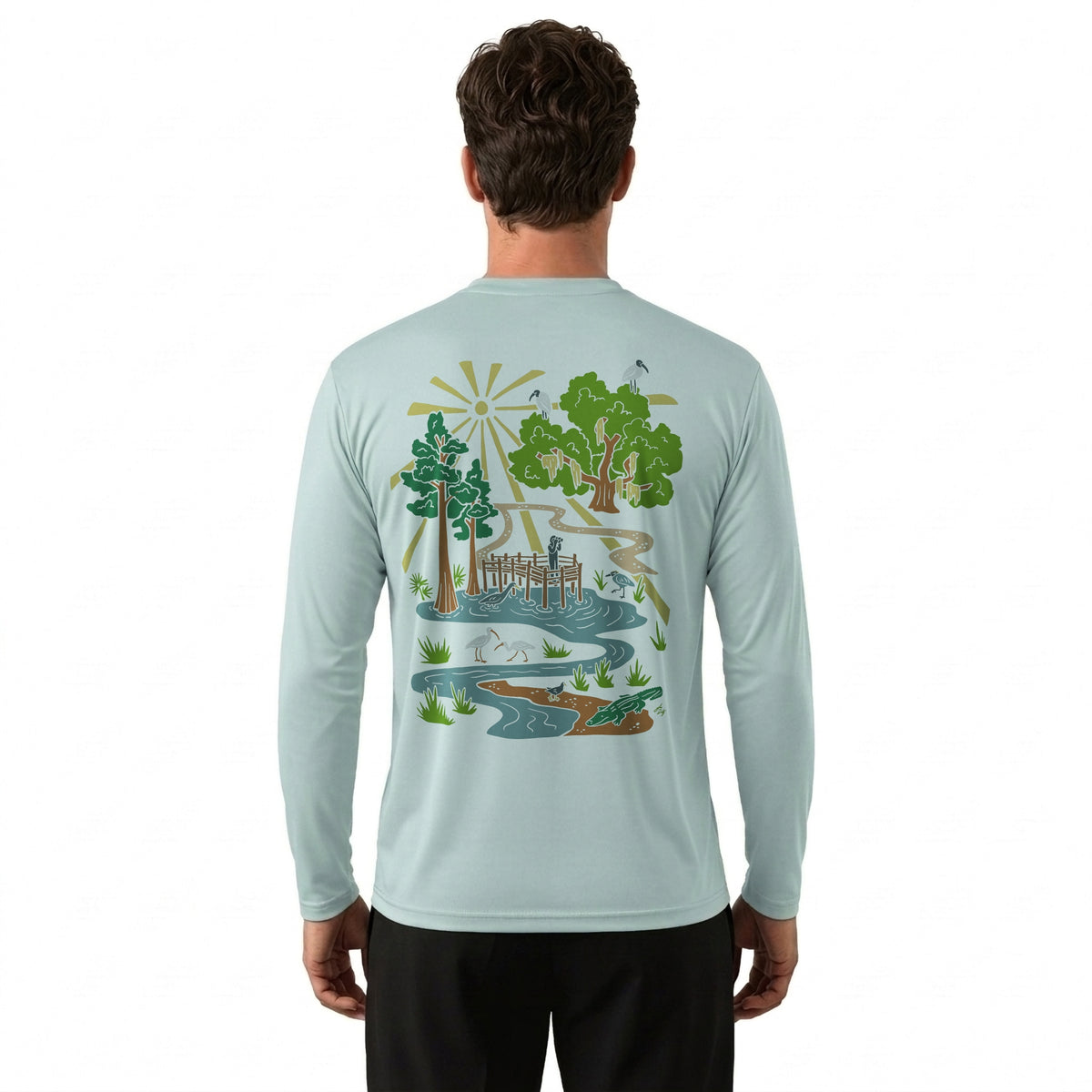 Men's Lowcountry Landscape Sun Shirt