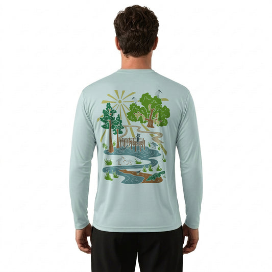 Men's Lowcountry Landscape Sun Shirt
