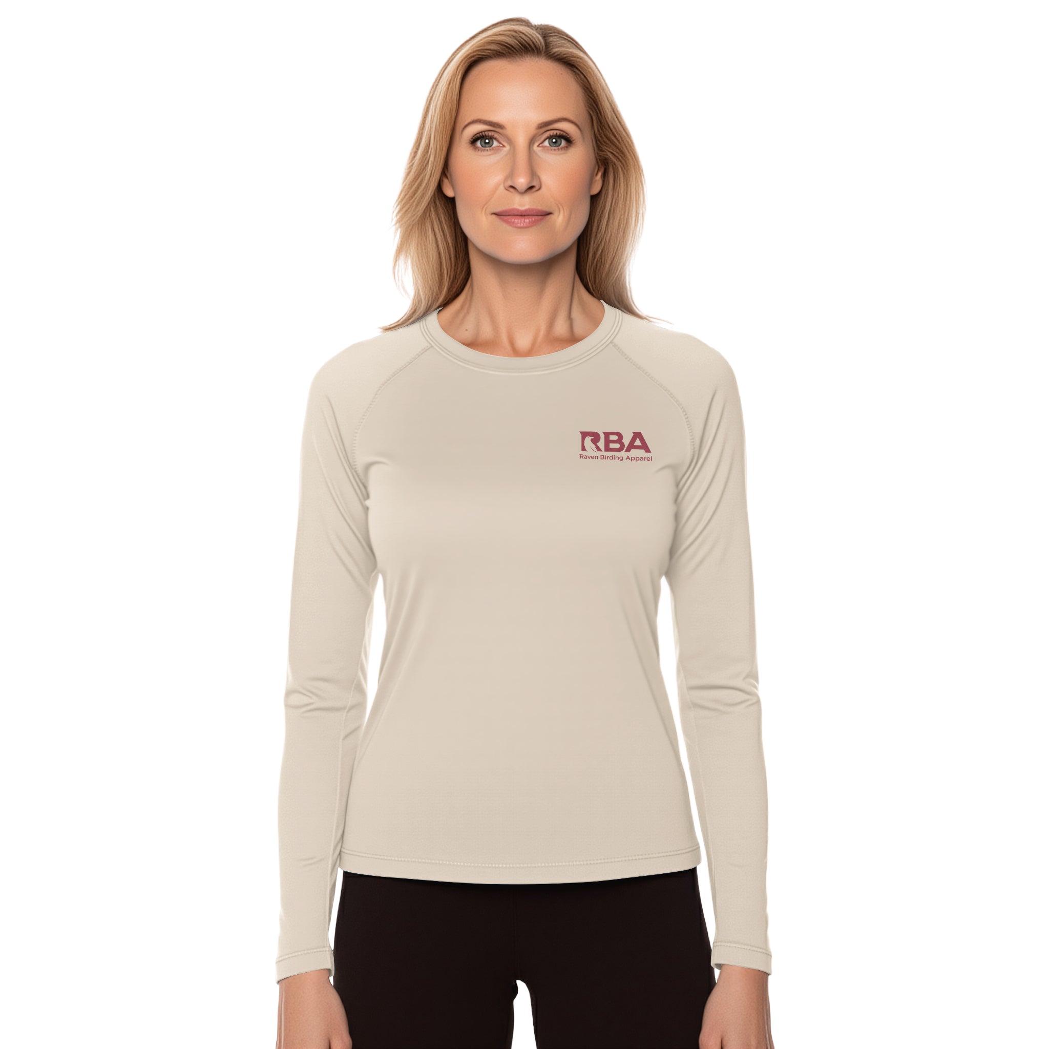 Woman wearing a Pale Dune long sleeve shirt